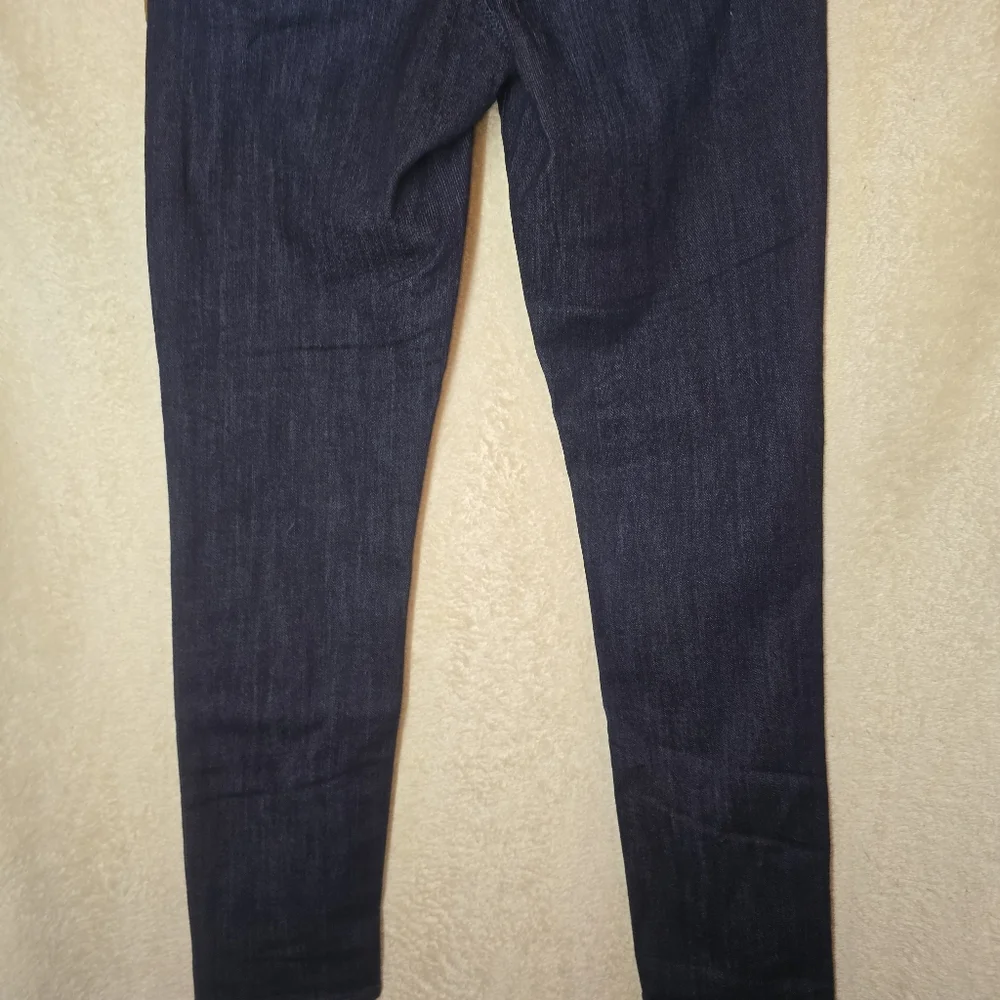 LC Lauren Conrad Skinny Ankle Mid Rise NWT Size 6 Dark Wash Blue Jeans - Picture 7 of 13